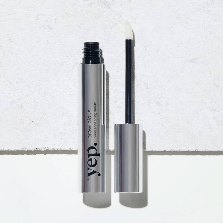 Get luscious lashes with our eyelash serum. Say bye to false lashes. Yep.
